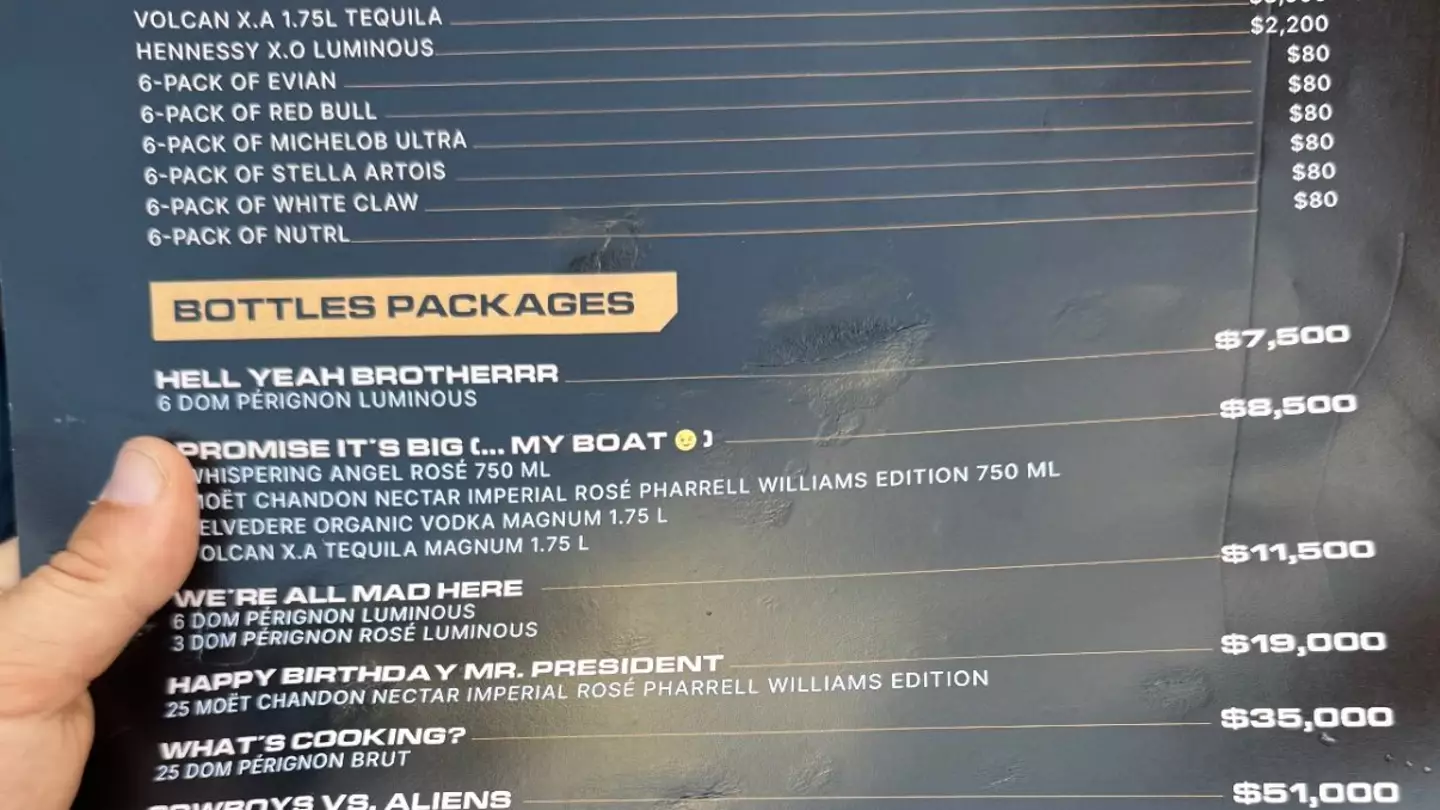 People in shock after seeing £200,000 drink prices at music festival