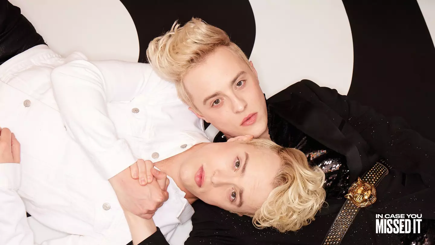 Jedward celebrating Pride Month (Twitter/X)