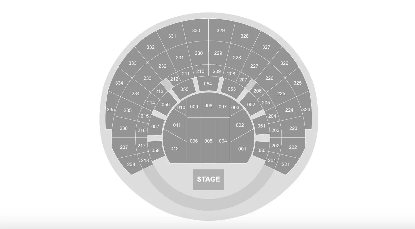 The OVO Hydro seating plan has been revealed (Ticketmaster)
