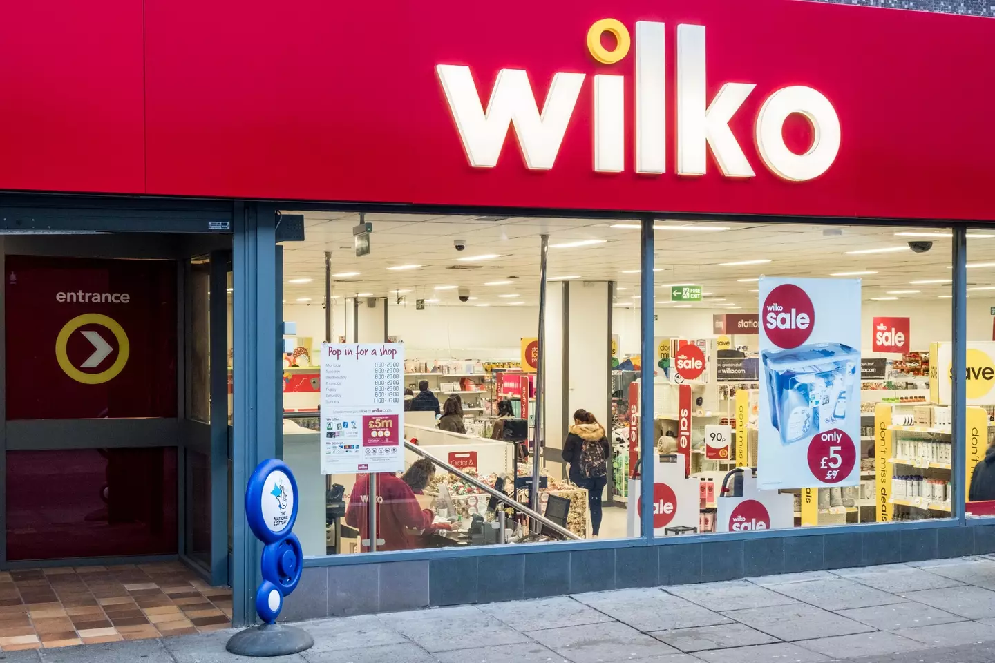 One woman got much more than she bargained for at Wilkos.
