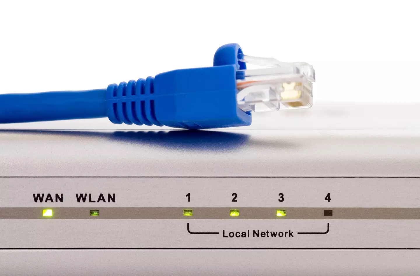 Mauch was previously putting up with internet speeds of 1.5Mbps.