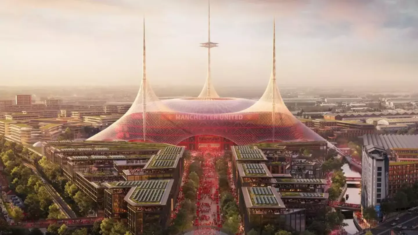 People have had a mixed reaction to the design of Manchester United's new home (Manchester United)