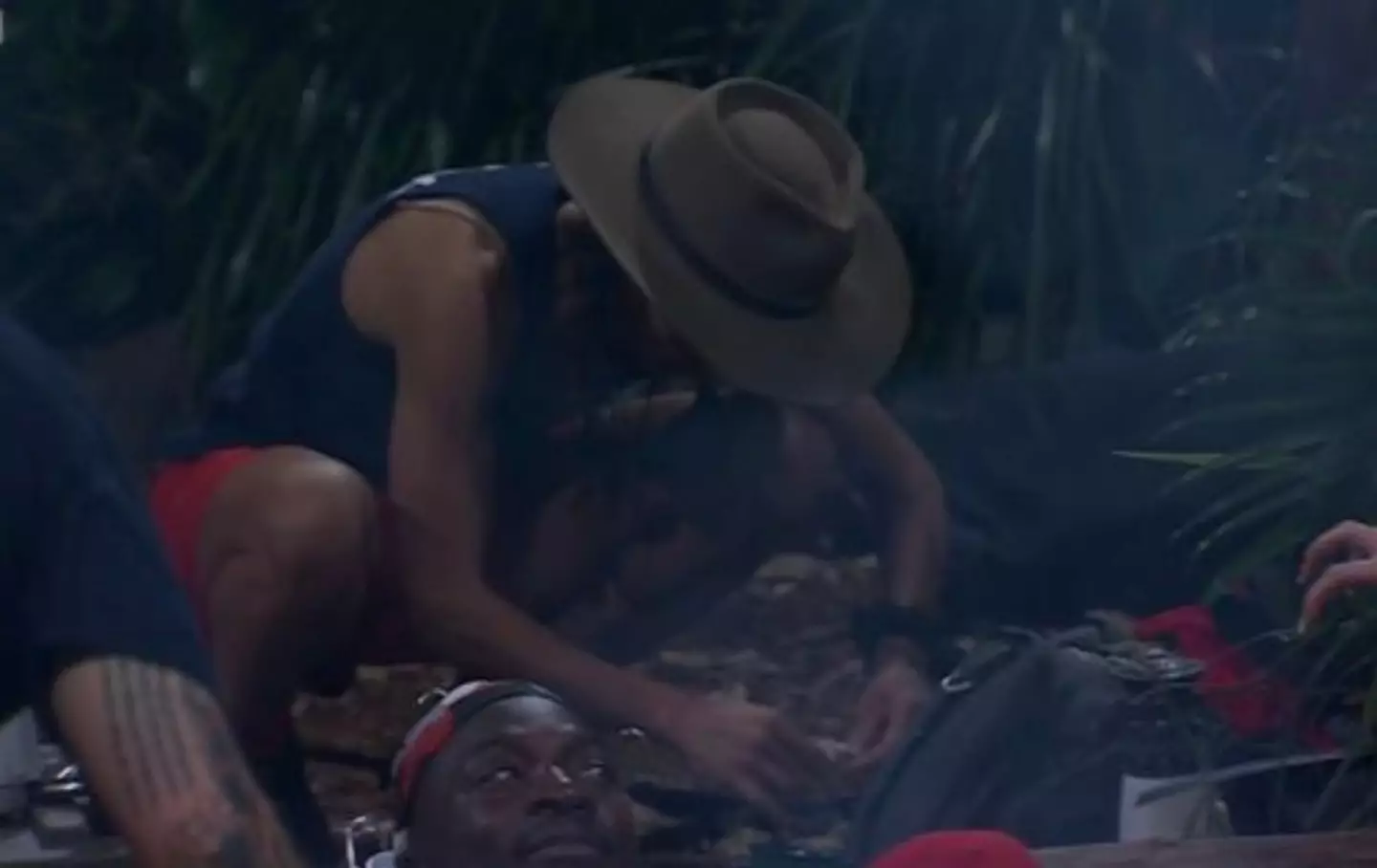 Alex Scott was spotted sprinkling some seasoning into the meal she was whipping up with Jack Osbourne (ITV)