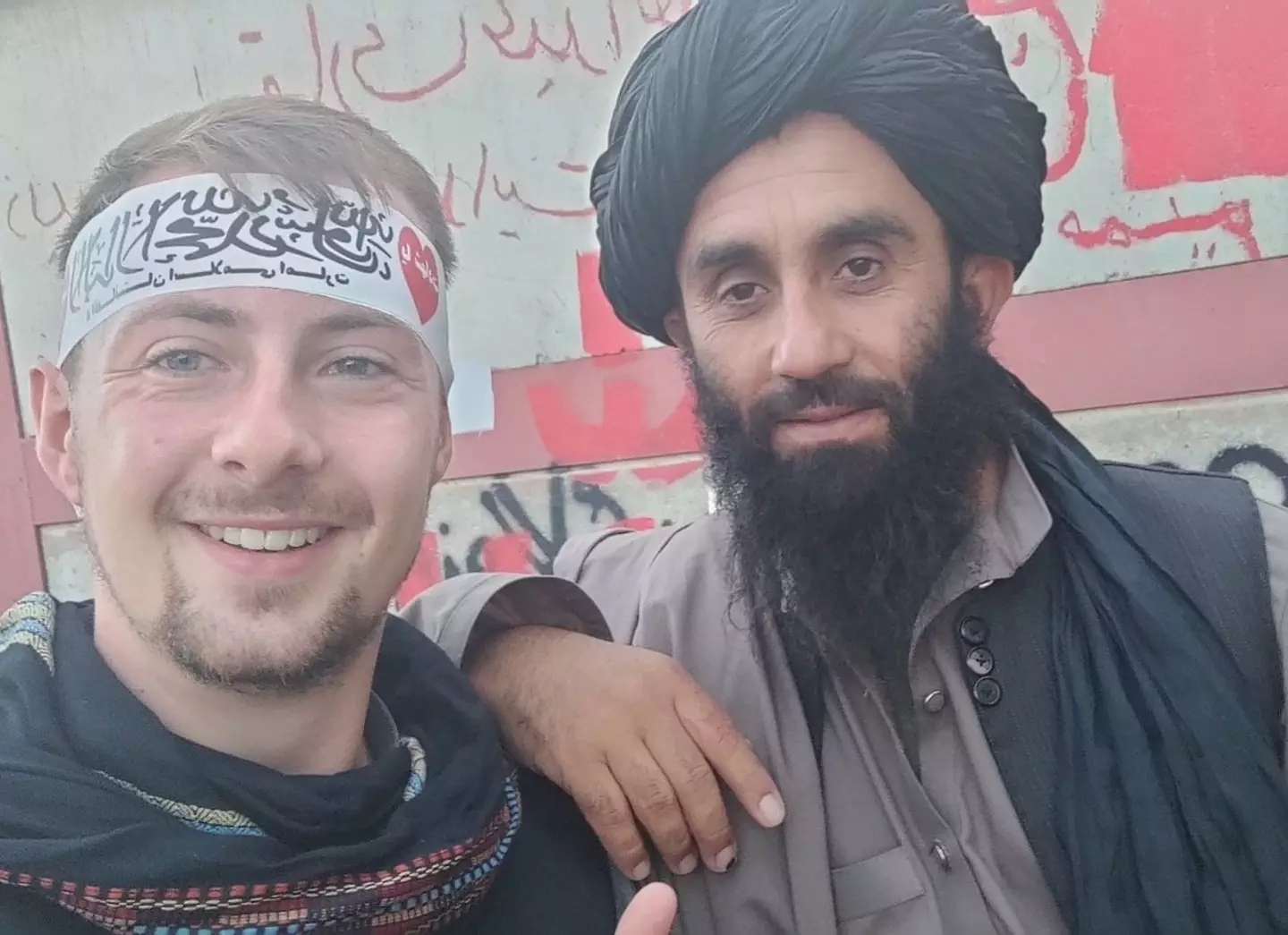 The tourist met the Taliban on one of his previous journeys.