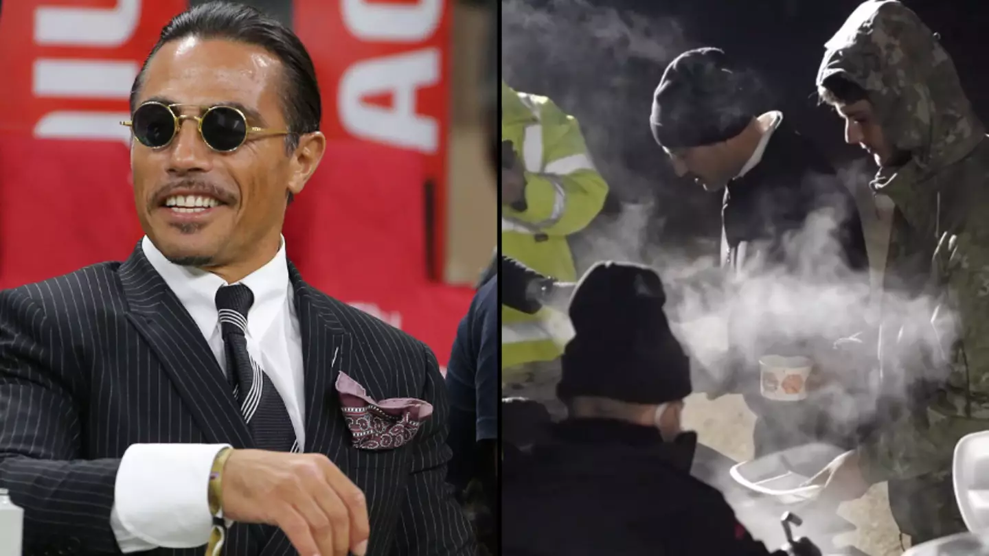 Salt Bae is preparing 5,000 hot meals a day for people affected by Turkish earthquake