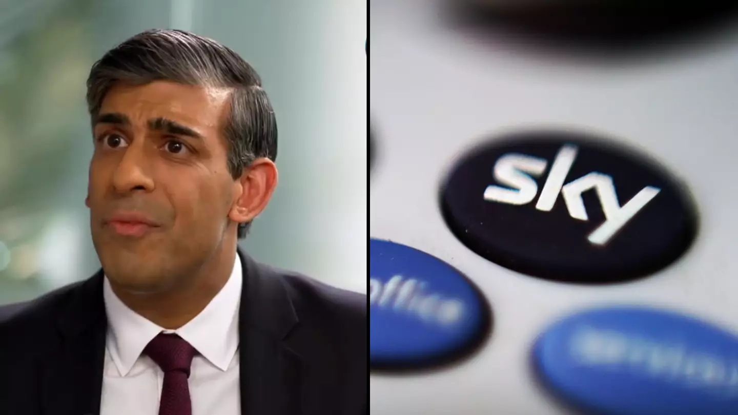 Brits point out Rishi Sunak error as PM says he had to go without Sky TV when he was child