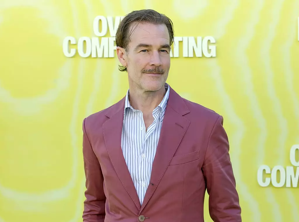 James Van Der Beek, pictured last year, bought a house his family had been living in with help from his friends (Kevin Winter/Getty Images)