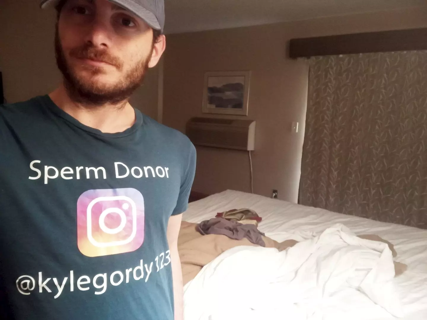 Kyle has donated his sperm to over 150 families around the world.
