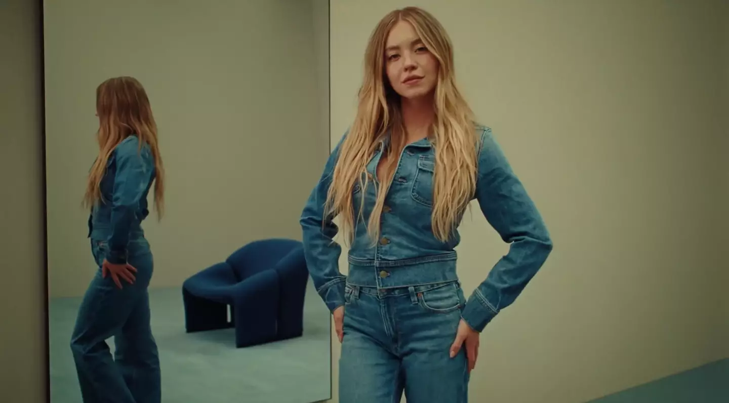 The Euphoria actress caused controversy with the jeans ad (American Eagle)