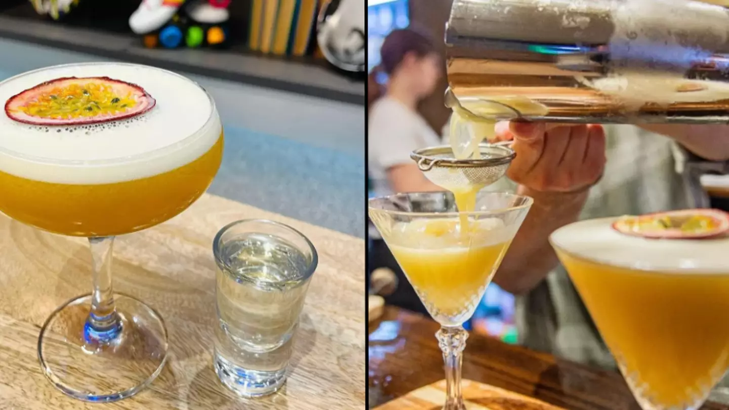 People are confused about how to actually drink a pornstar martini