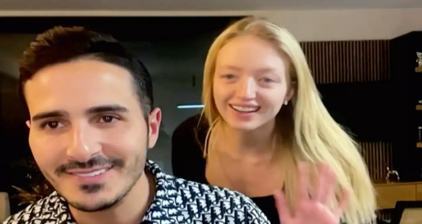 Simon Leviev and his new girlfriend.