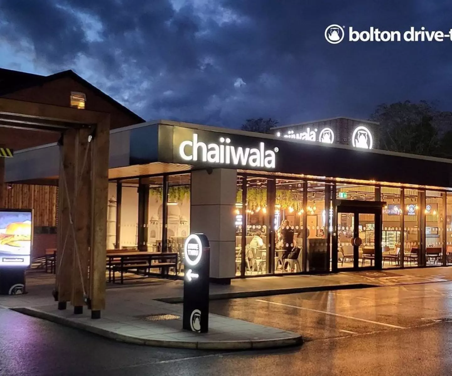 The UK has opened its first-ever Indian drive-thru.