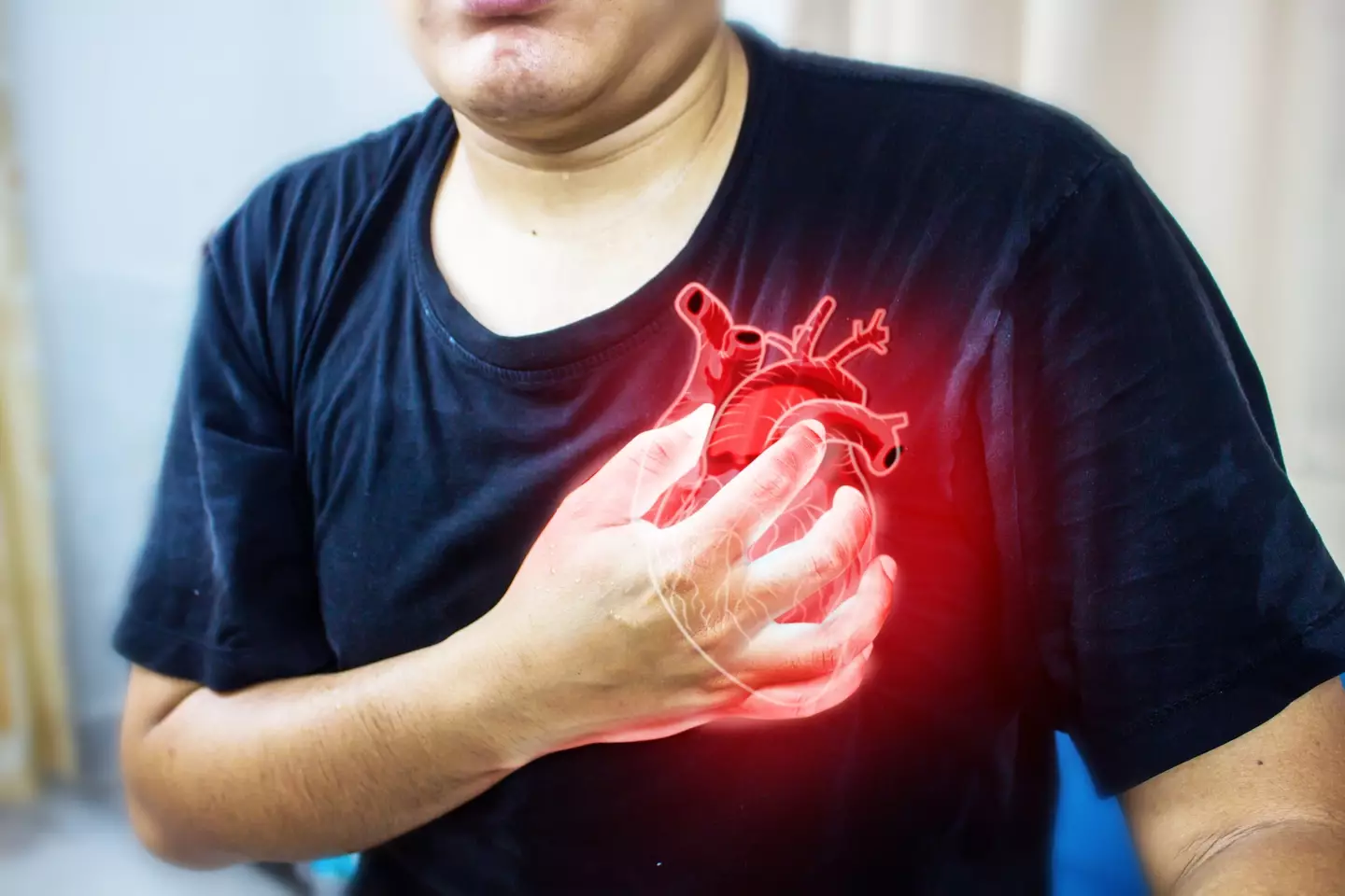Chest pains are the most common symptom of a heart attack. (Getty Stock Photo)