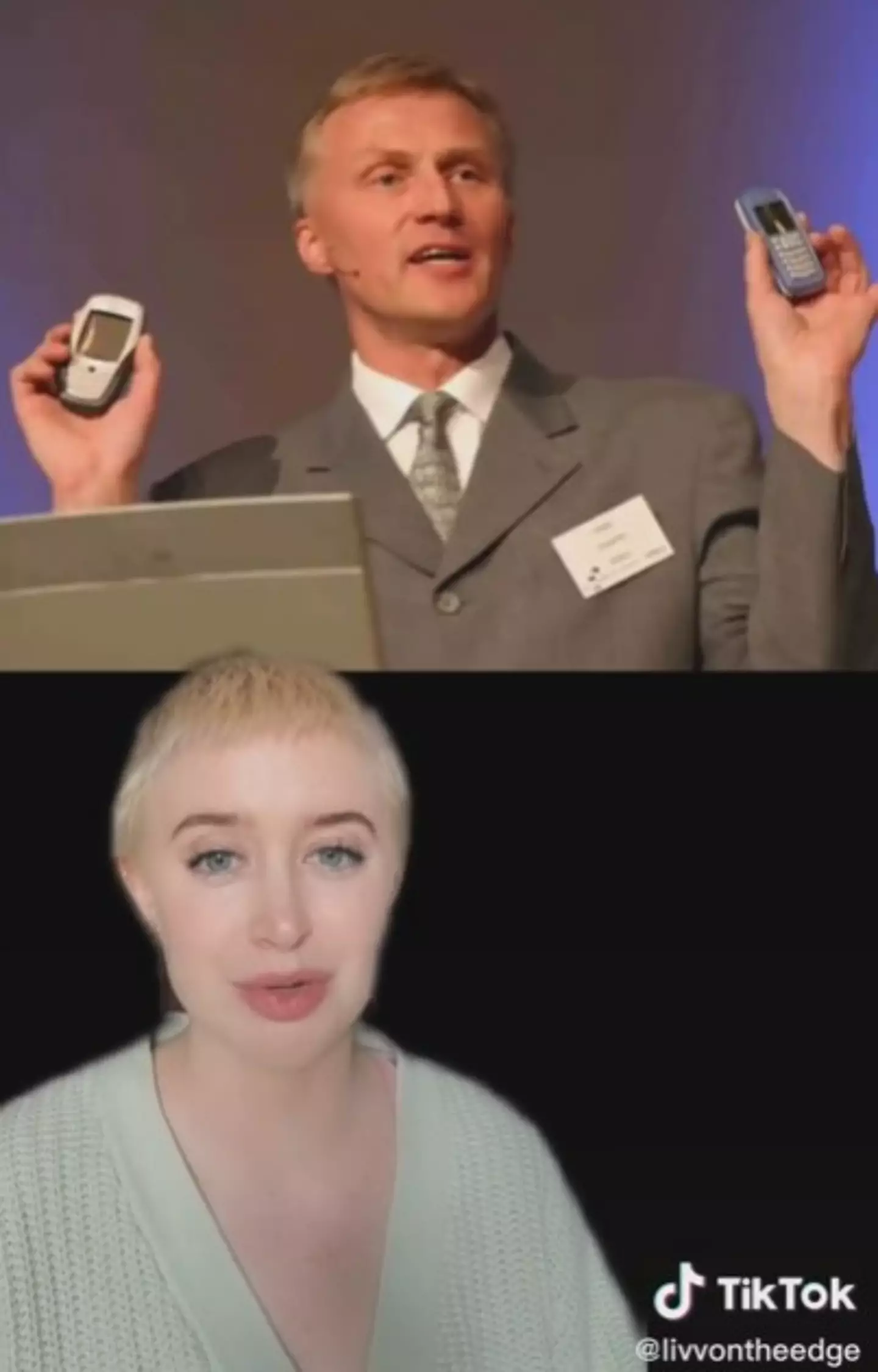 TikTok creator Olivia Snake used Anssi Vanjoki, a director at Nokia, as an example of the fine system.