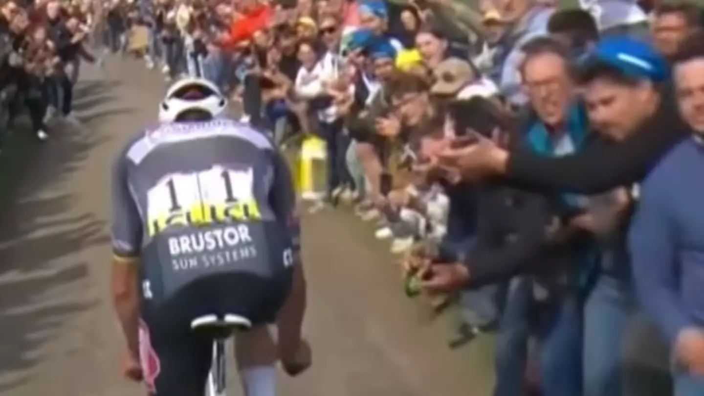 Cyclist accuses spectator of 'attempted manslaughter' after 'appalling' act during race