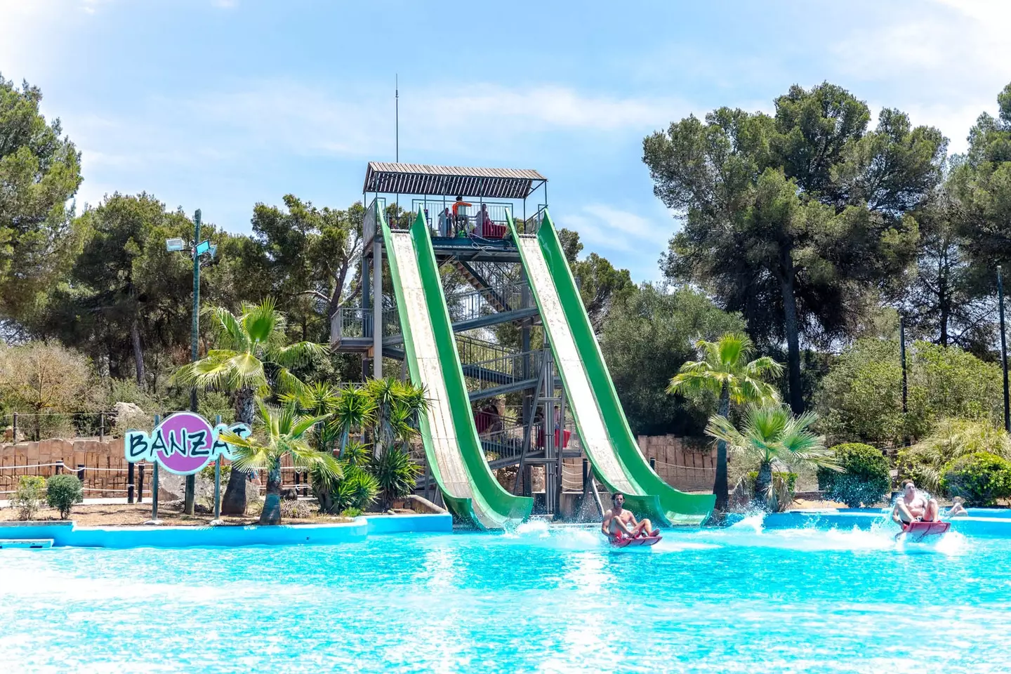 The ‘Banzai’ slide.