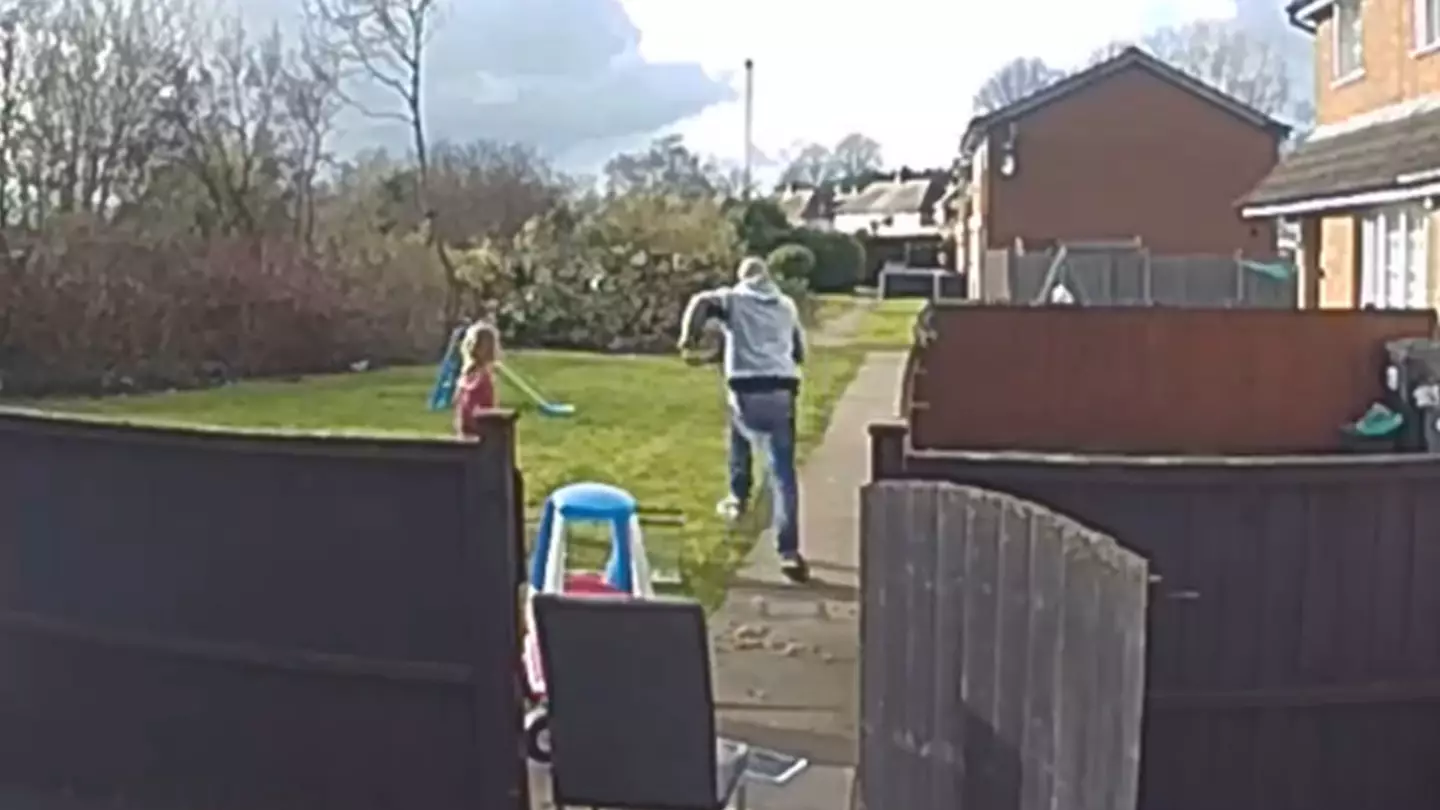 Footage reveals horror moment three-year-old vanishes after being swallowed by manhole while playing