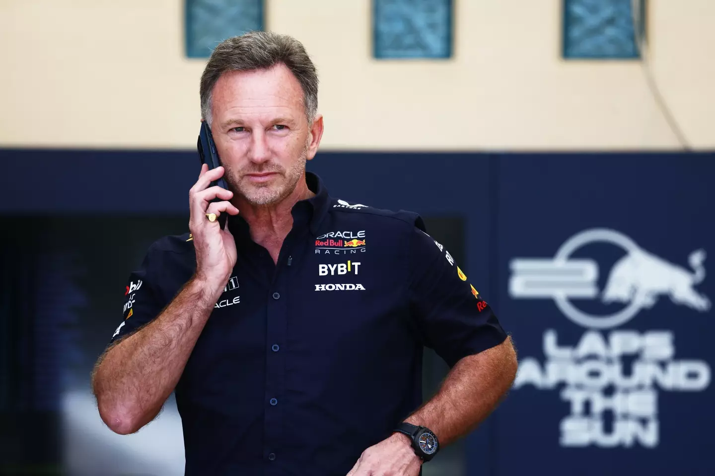 Christian Horner hit back at a question about his accuser.