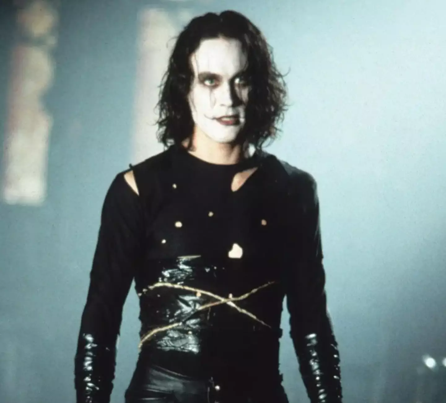 Brandon Lee in The Crow, the movie where a tragic accident killed him at the age of 28.