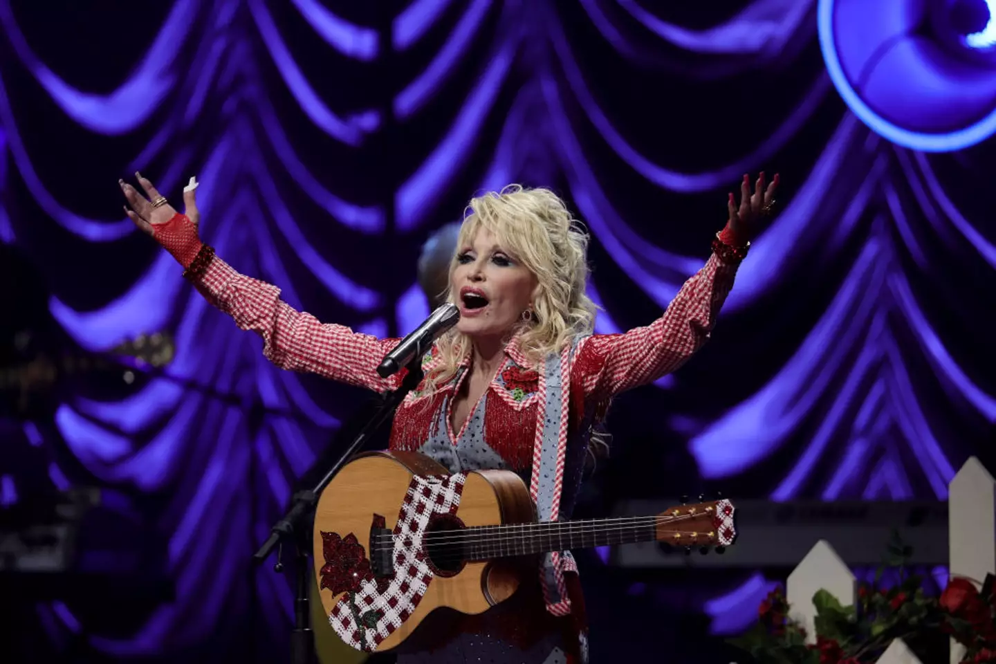Carl Dean would go on to serve as the inspiration for Parton's hit song 'Jolene' (Michael Loccisano/Getty Images for SXSW)