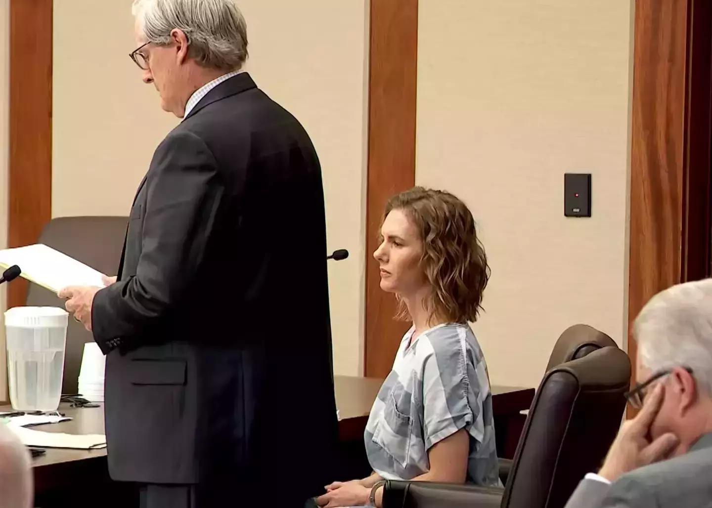 Franke's son was described by the caller, who became audibly emotional during the 911 call, as 'emaciated' (YouTube/Law&Crime Network)