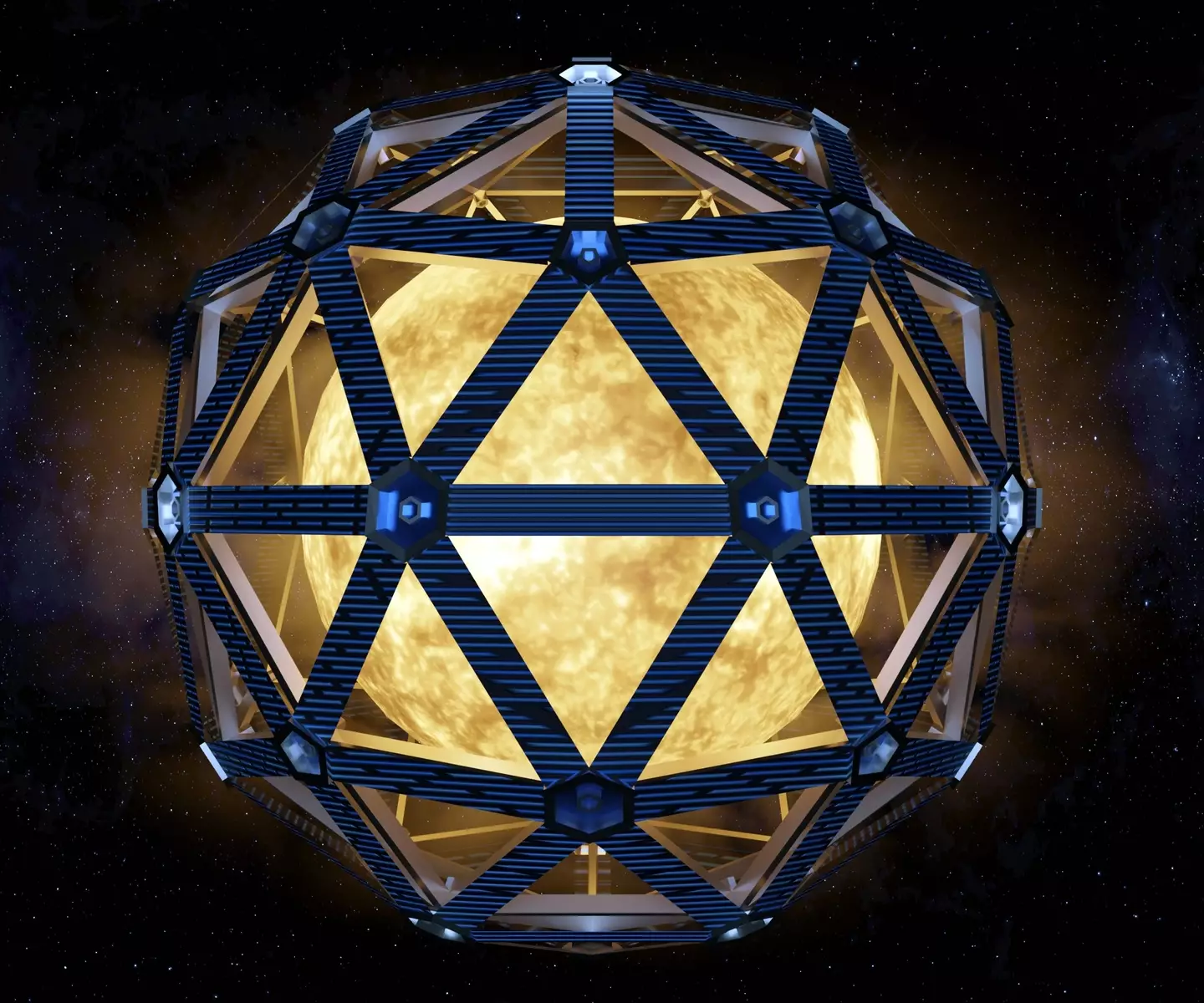 Dyson Spheres are theorised to surround stars to harvest energy for civilisations (Getty Stock Images)