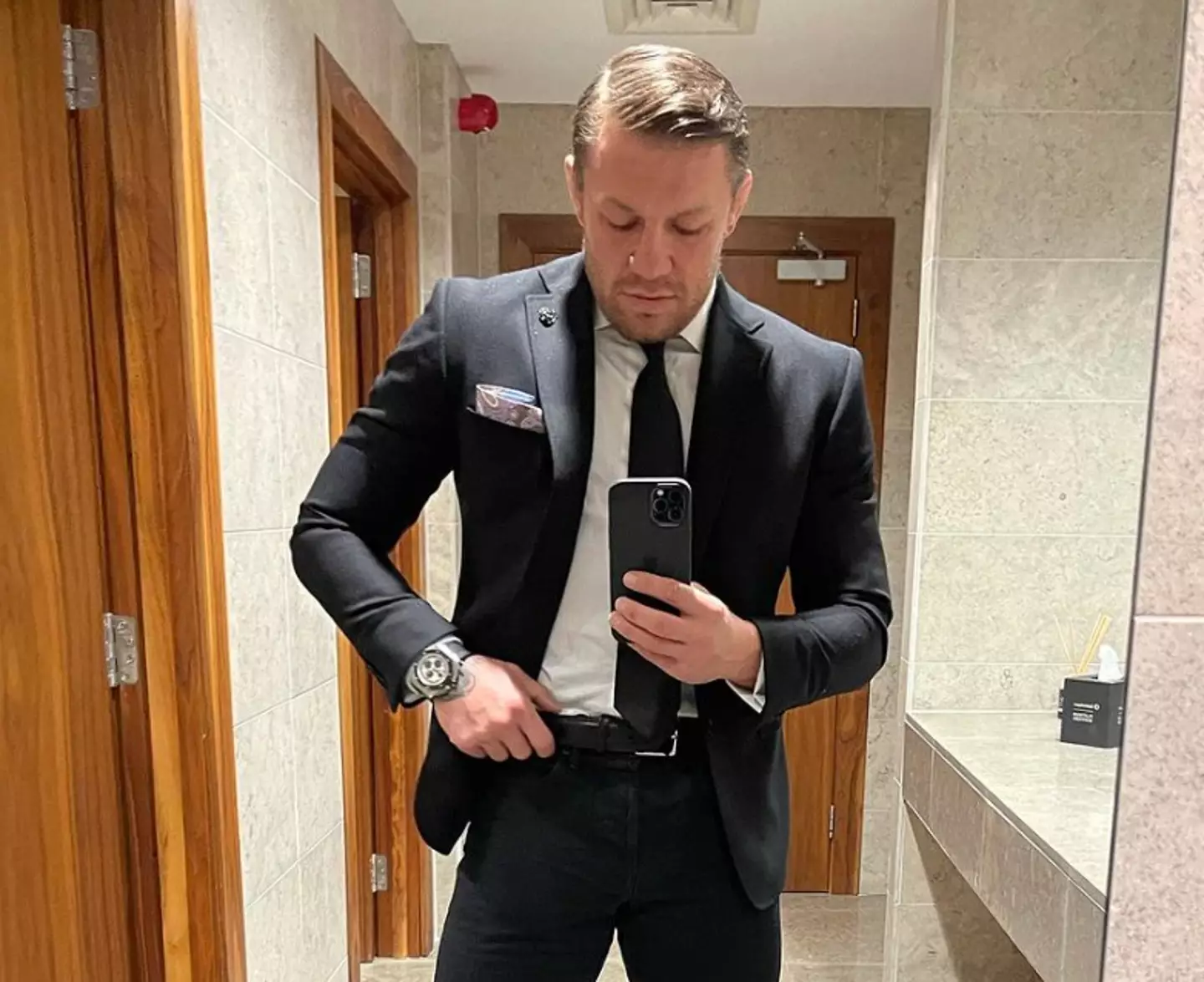 Conor McGregor shared a series of photos from the funeral.