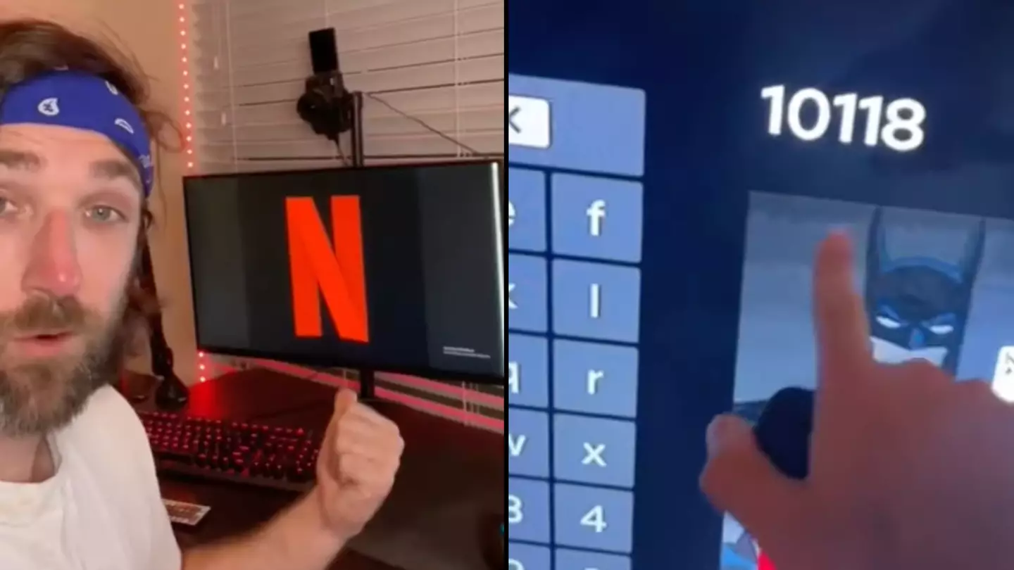 Man searches 10118 code on Netflix to show fans what they're missing out on
