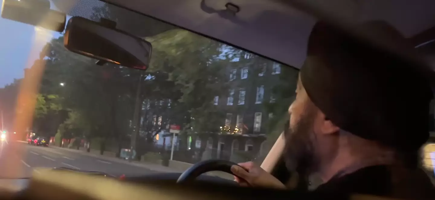 The YouTube squad teamed up with London cab driver Reg.
