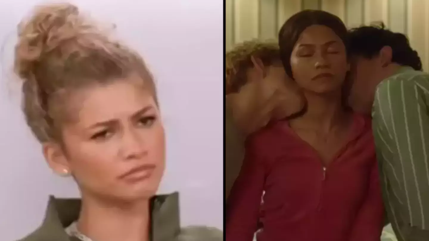 Zendaya breaks silence after question about filming threesome in new movie left her visibly uncomfortable