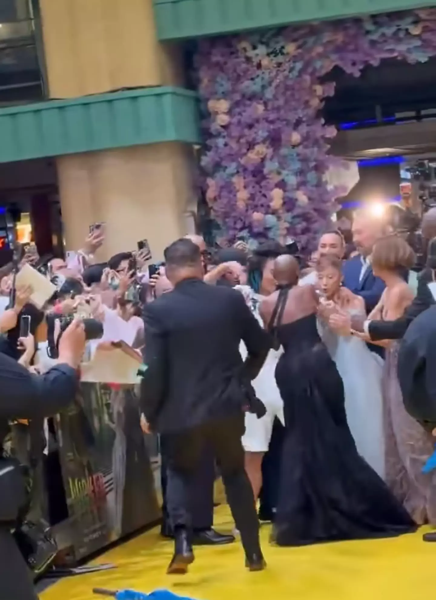 Elphaba actor Ervio swiftly intervened (Instagram/@pyjamamann)