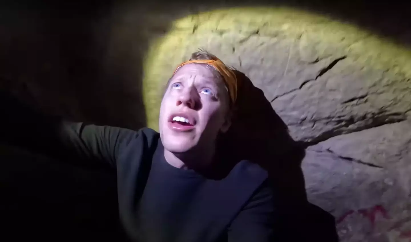 Jorden Tually documented the creepy things he found in the abandoned Catacombs of Paris on YouTube (YouTube/Jorden Tually)