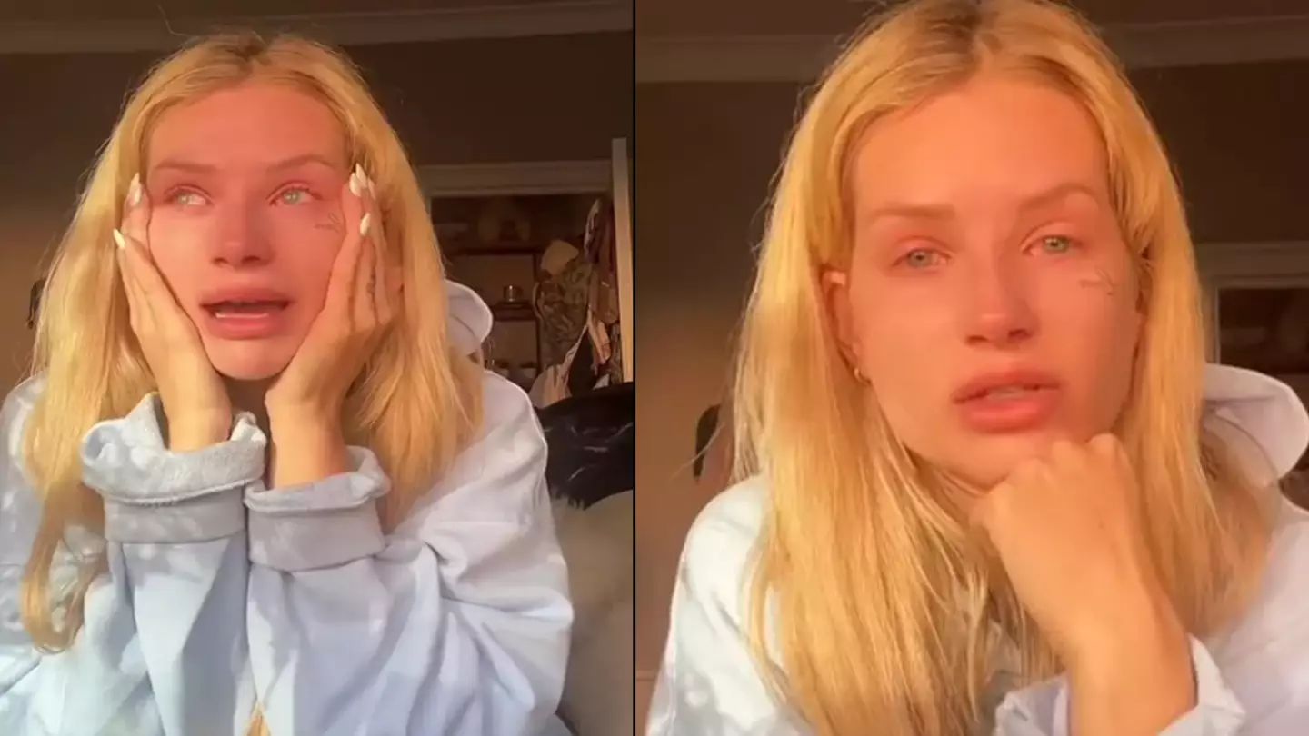 Lottie Moss breaks down in tears as she admits she 'no longer knows who she is'