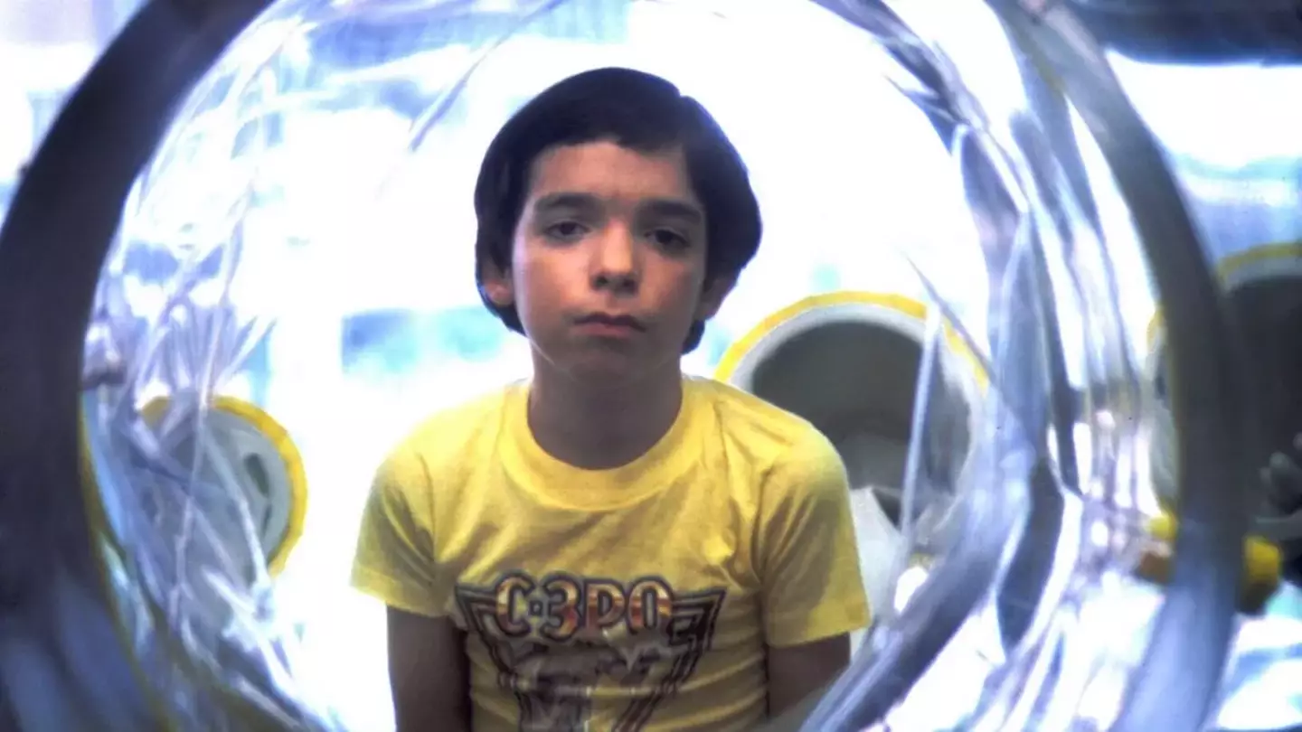 The first time his mother touched him was also the last.