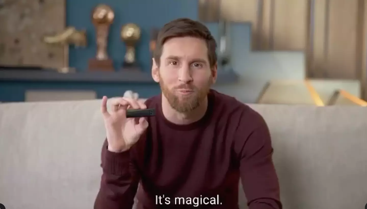 Messi is a global ambassador for OrCam.