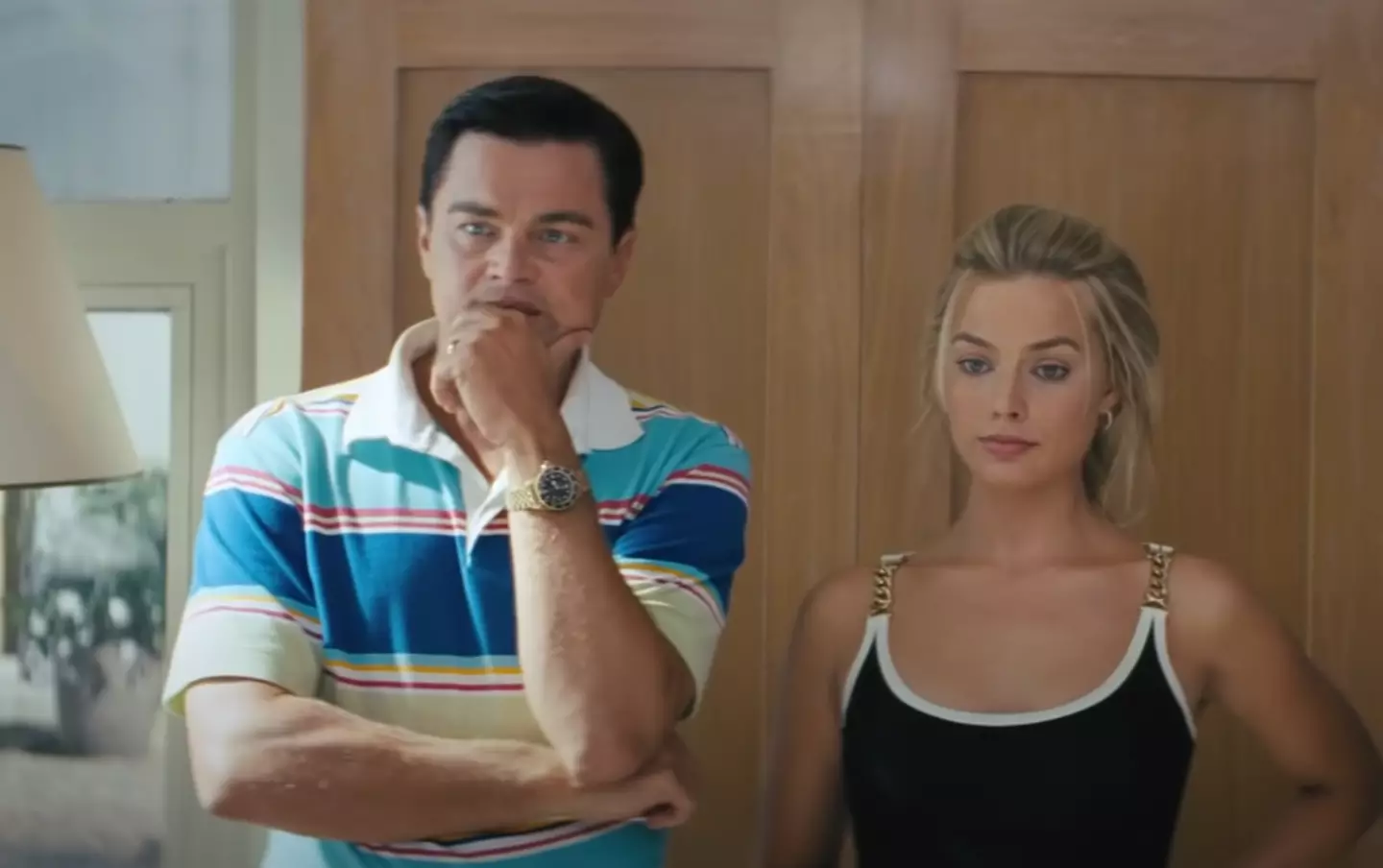 Leonardo DiCaprio and Margot Robbie star in the 2013 hit.