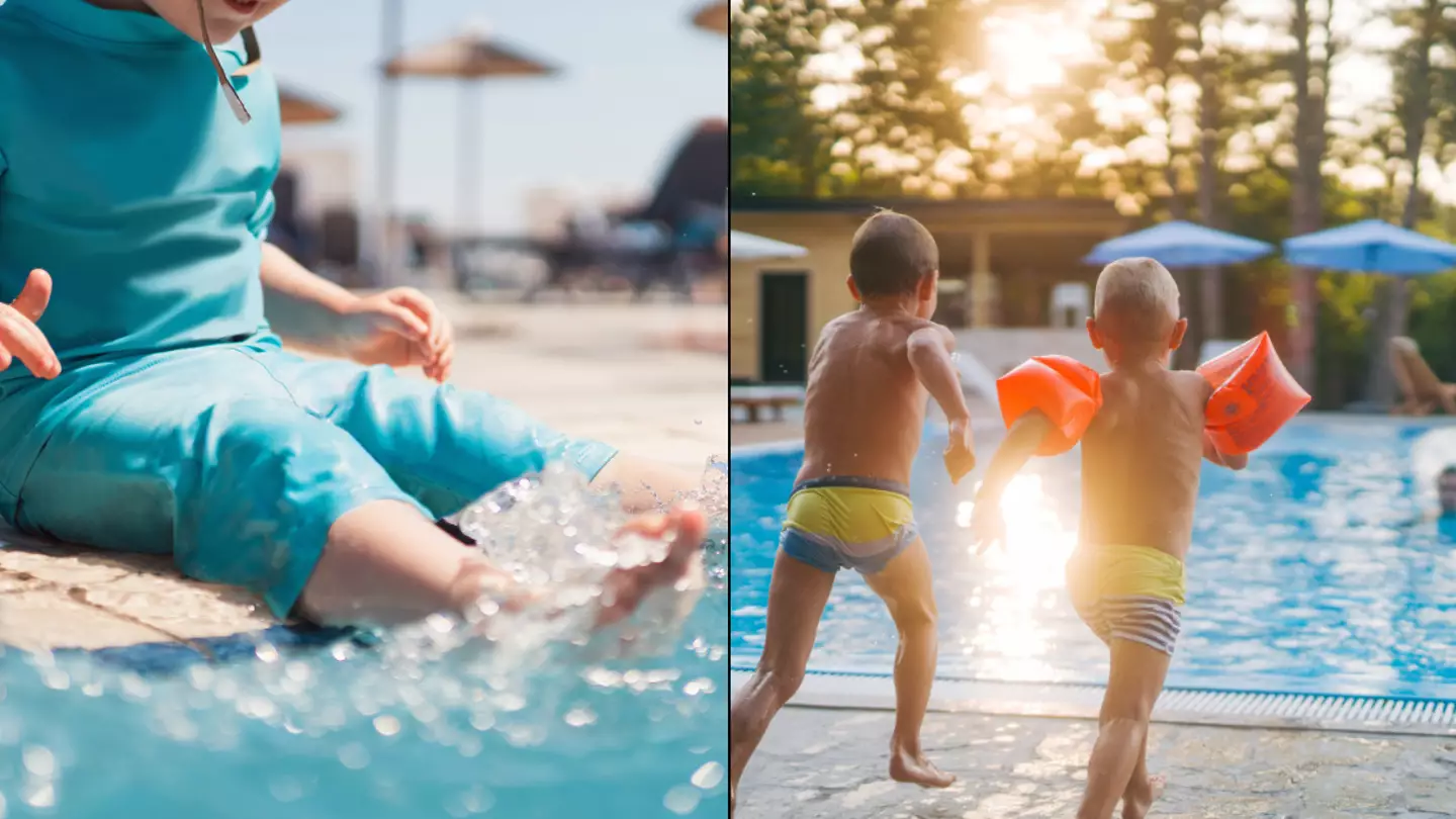 Expert explains why you should never let your child wear blue swimwear while on holiday
