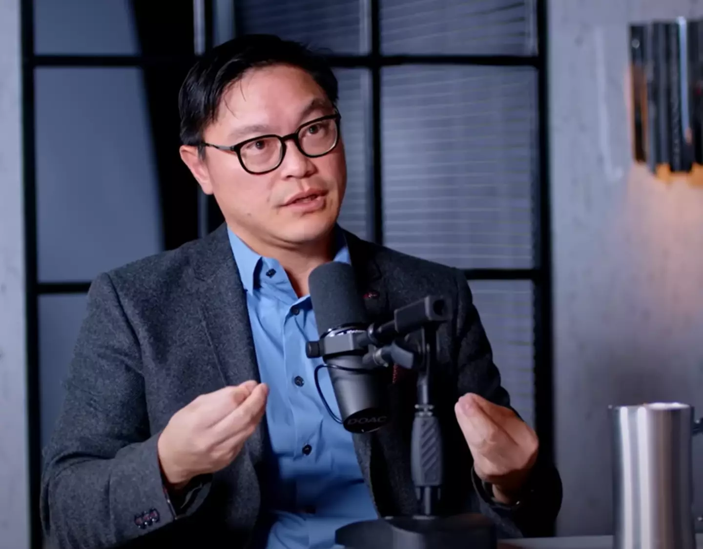 Dr Jason Fung has recommended intermittent fasting and a low-carb diet. (YouTube/DiaryOfACEO)