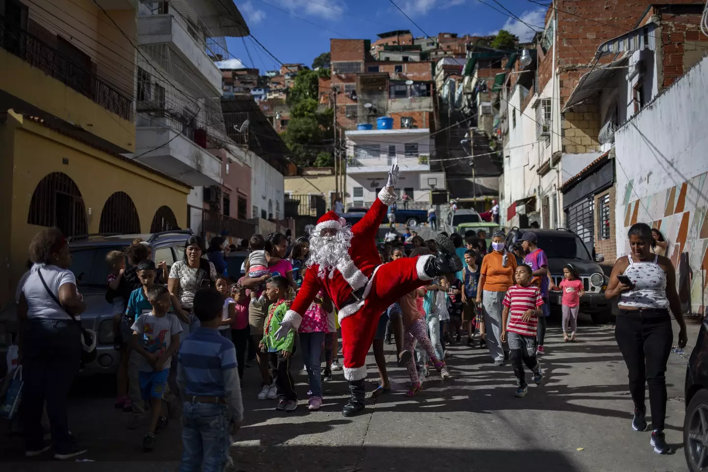 The festive period in Venezuela will now bizarrely kick off on 1 October (Pedro Rances Mattey/Anadolu Agency via Getty Images)