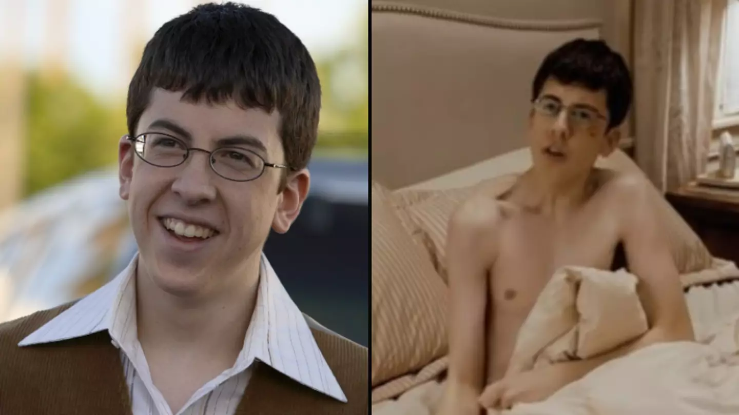 Christopher Mintz-Plasse had to have his mum on set while he filmed love scene during Superbad