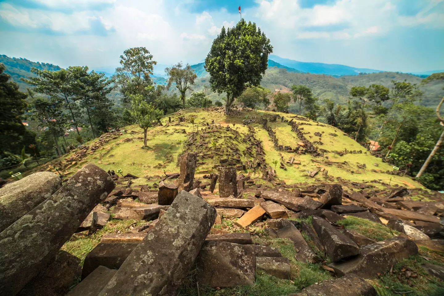 The pyramid site remains shrouded in mystery.