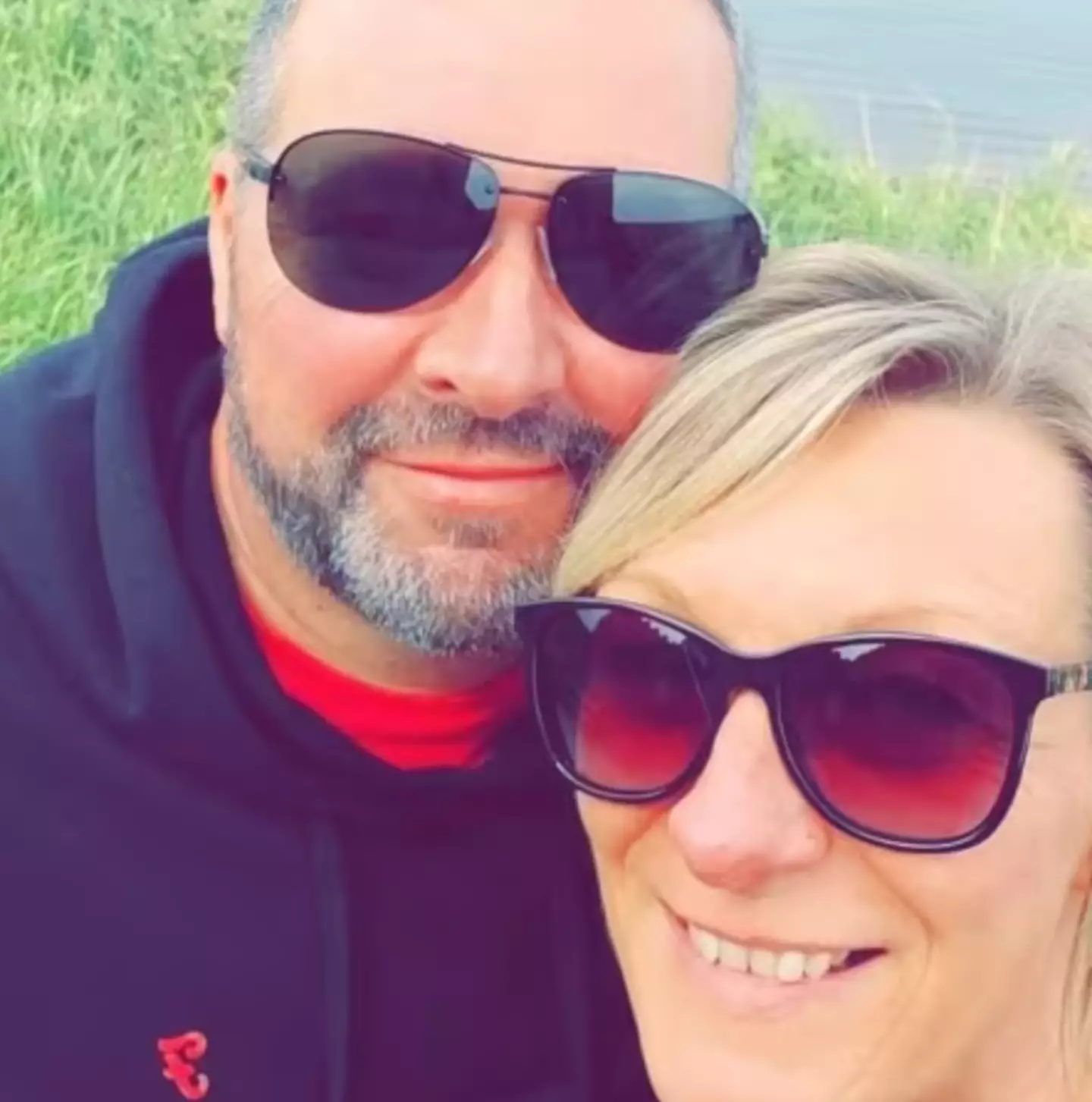 Christopher Barton, 56 and his wife Janine, 48, were travelling on a motorbike when they collided with a car (Family handout)