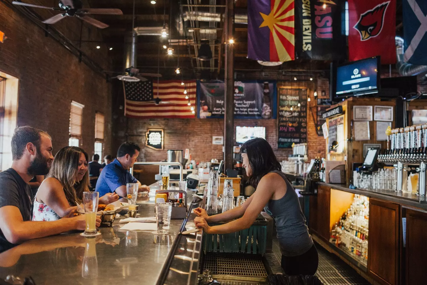 Bartenders deal with all sorts of situations while on the job.