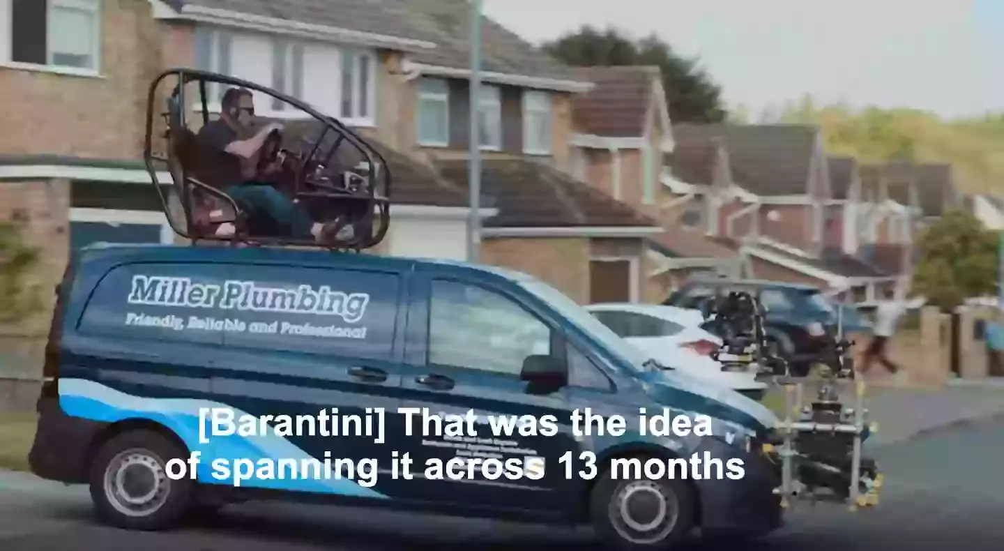 Someone would drive Stephen Graham's van for him so he could concentrate on acting (Netflix)