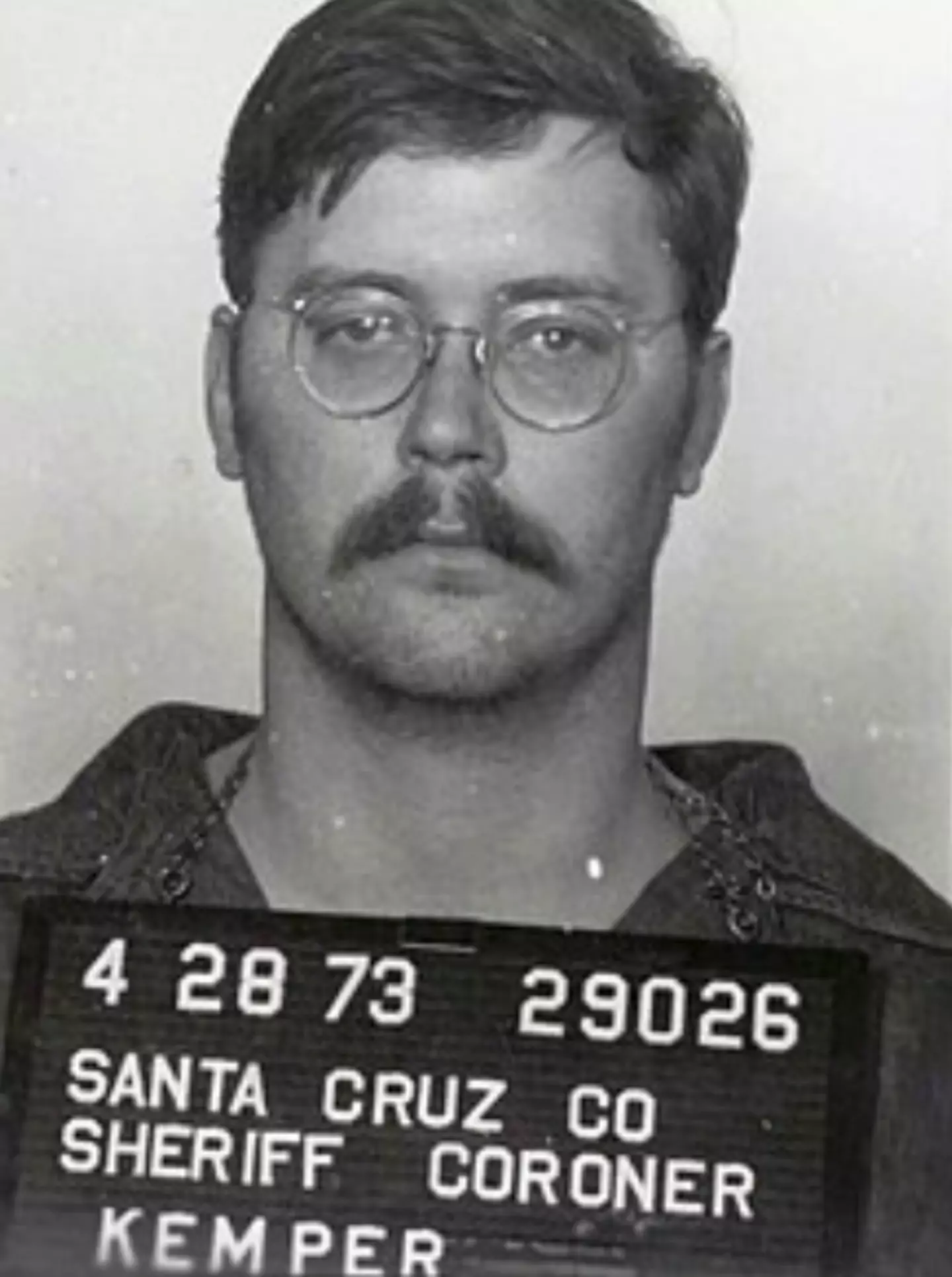 California-born Edmund Kemper is a serial killer who murdered eight people from May 1972 to April 1973, including a 15-year-old girl, his own mother, her best friend.