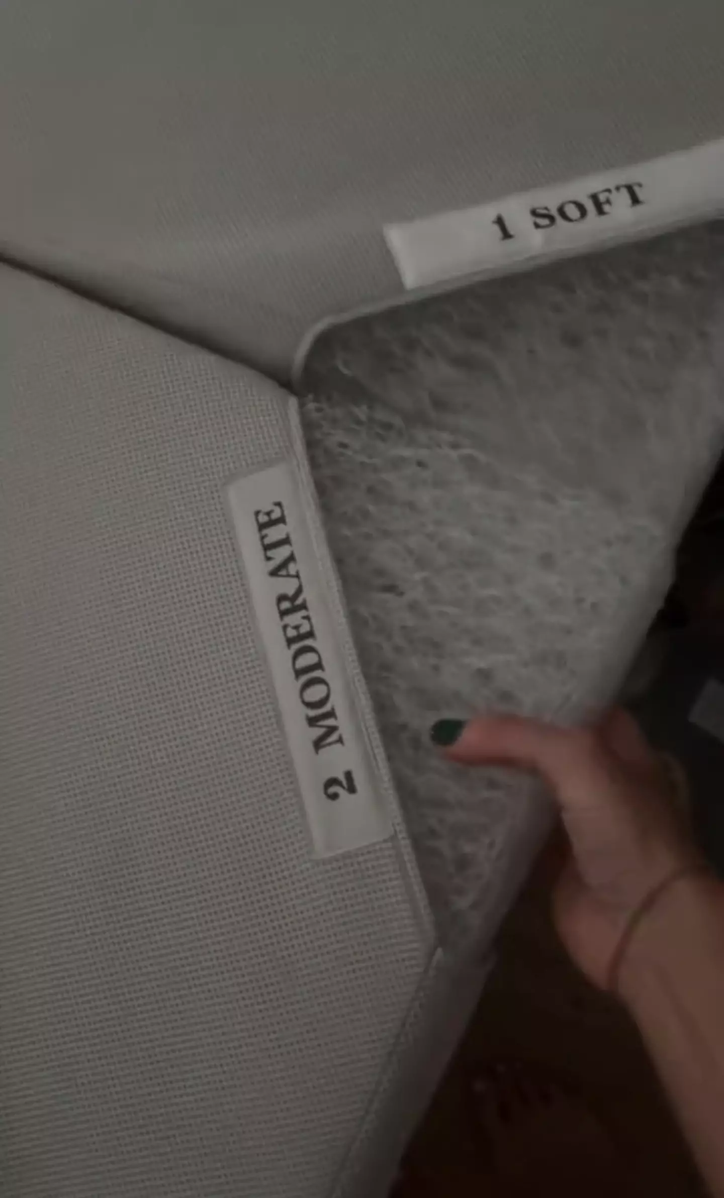 You can flip the mattress depending on how firm you like it (TikTok / tillykearns)
