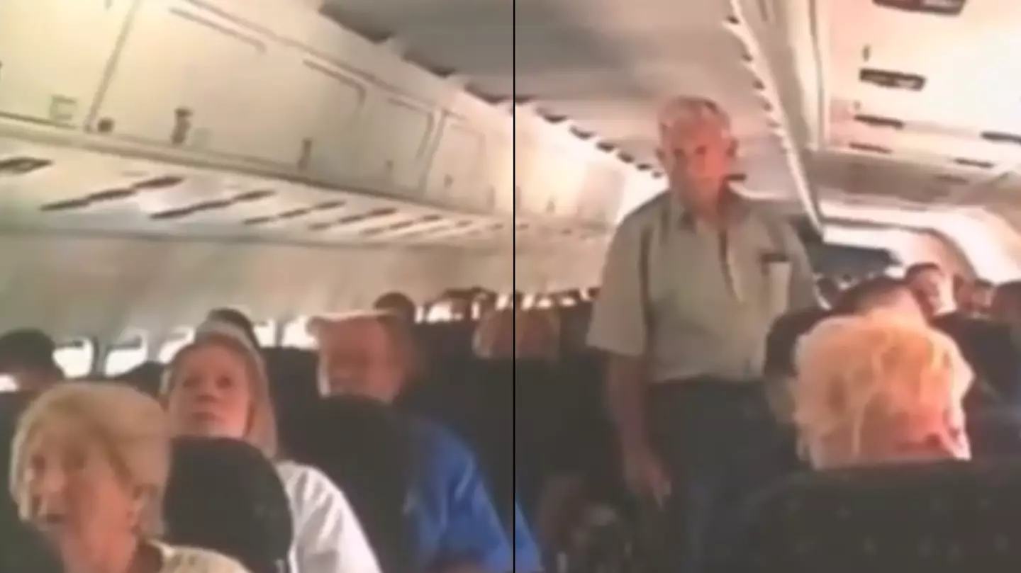 Footage captured the chilling reactions of plane passengers on 9/11 being informed about attacks