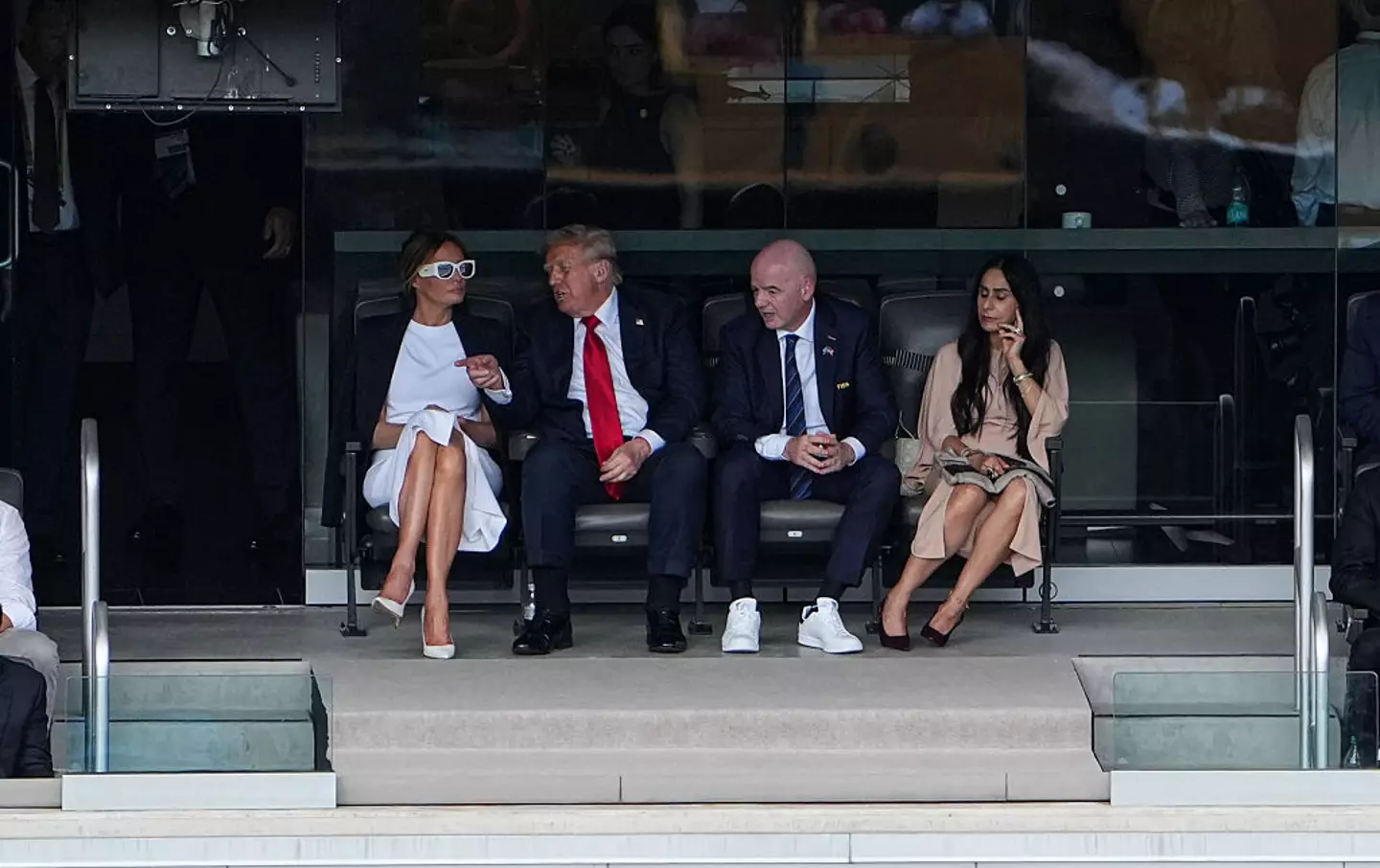 Concerned fans had noticed Trump with swollen ankles (Lokman Vural Elibol/Anadolu via Getty Images)