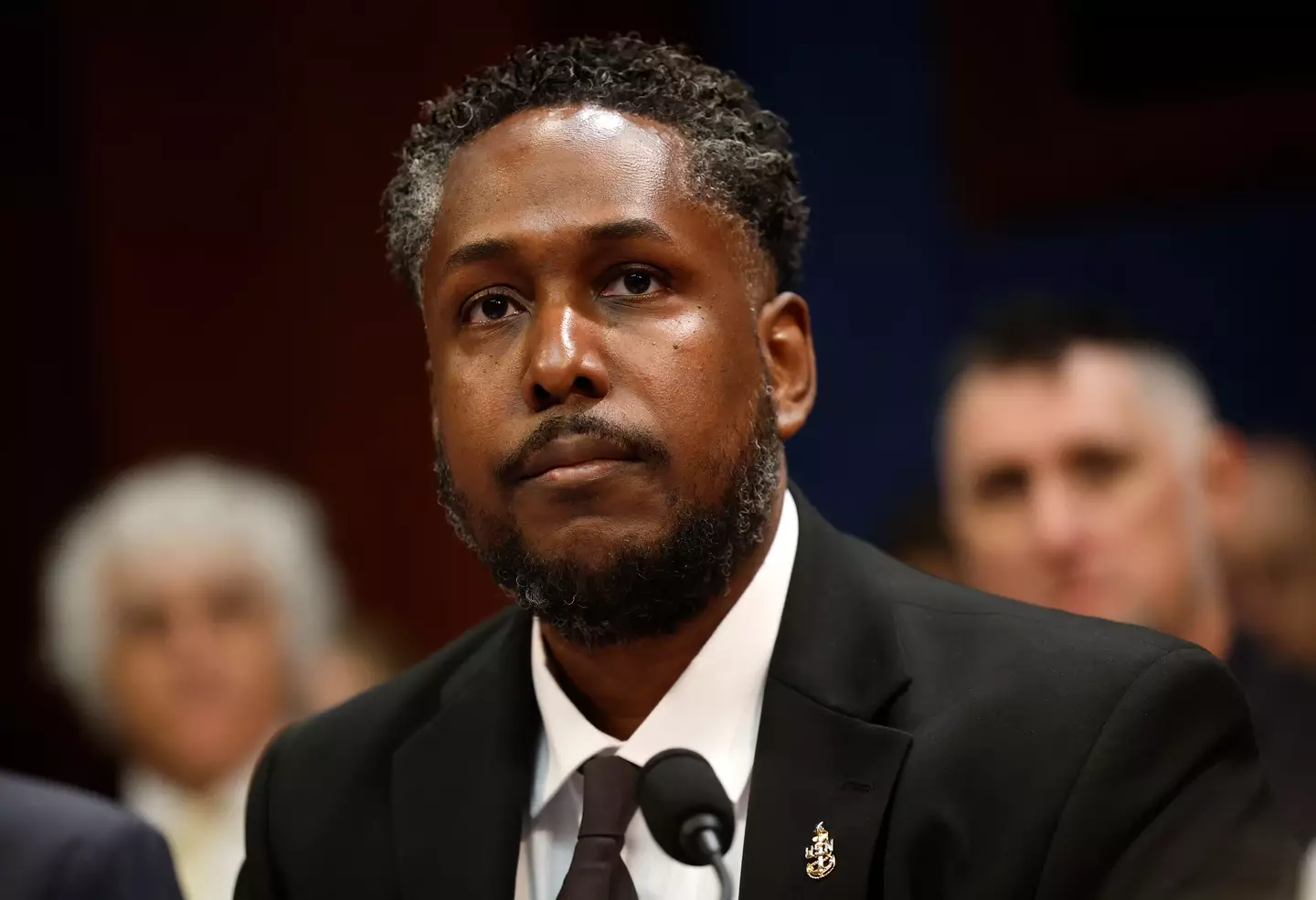 Alexandro Wiggins said he had never seen anything like the 'Tic Tac' objects in the sky (Kevin Dietsch/Getty Images)