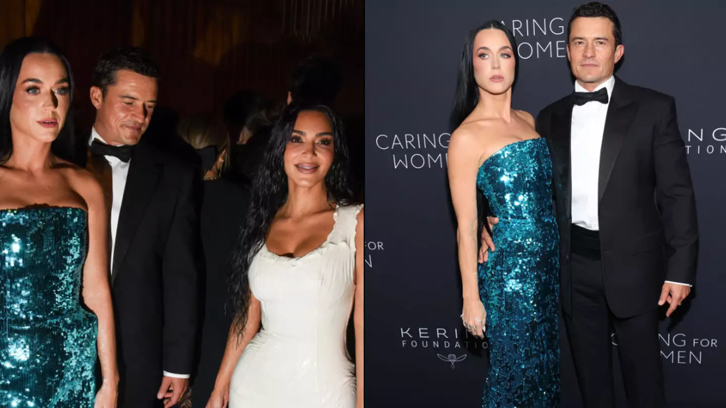 Katy Perry responds to viral photo of Orlando Bloom looking at Kim Kardashian while stood next to her